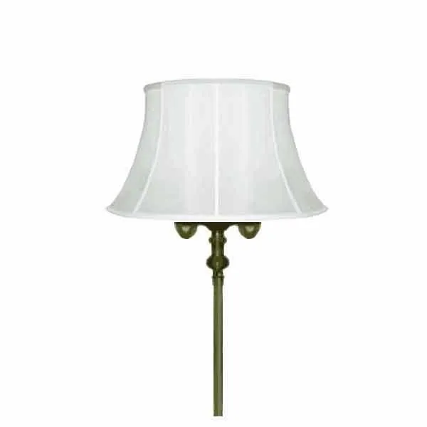 White Silk Floor Lamp Shades