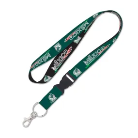 Wincraft Mexico 1" Lanyard - Green-Black