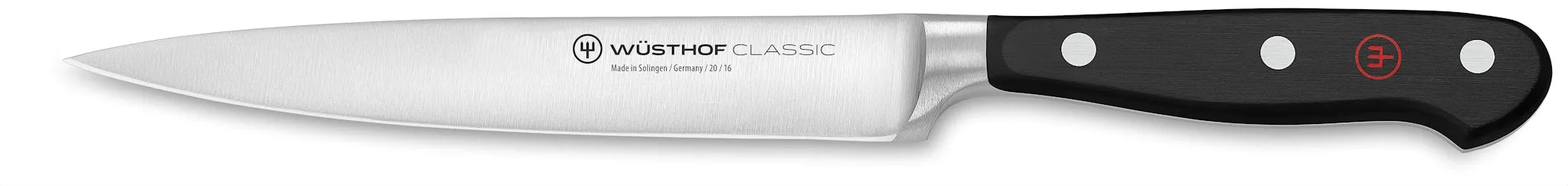 Wusthof Classic Ikon Black 3-Piece Chef's Knife Set