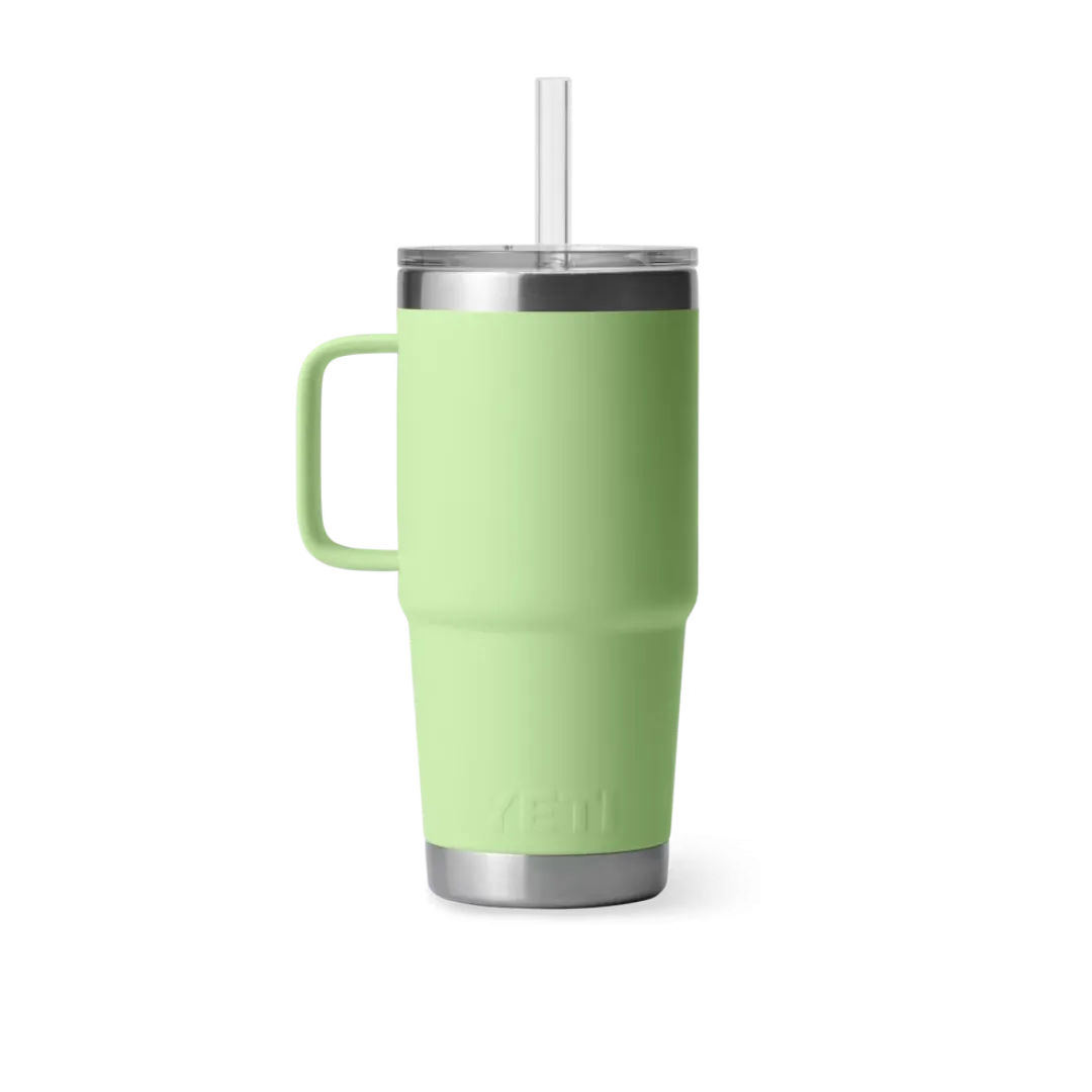 Yeti Rambler 25oz Key Lime Straw Mug