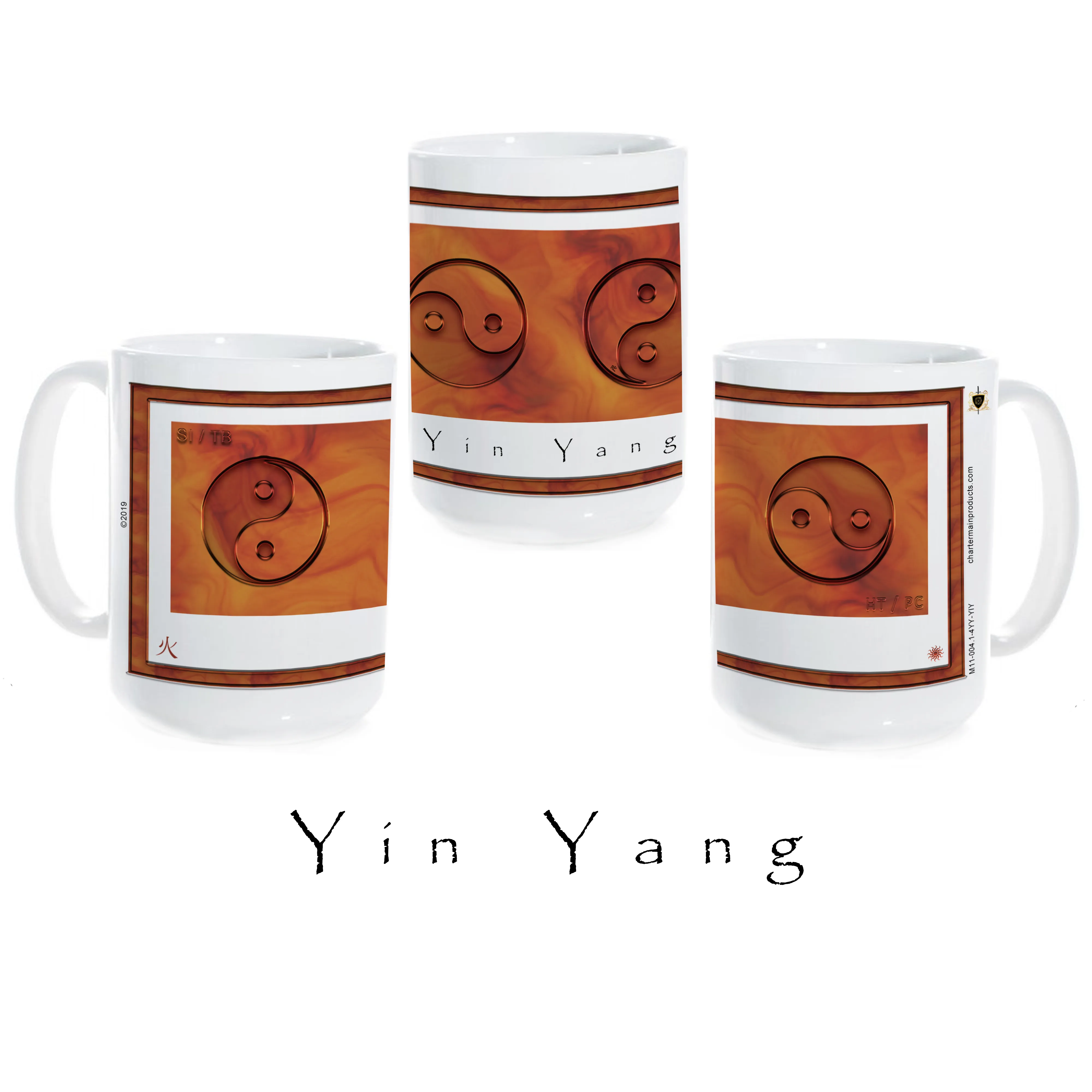 Yin Yang Coffee Mug "Fire" (Yin Yang)